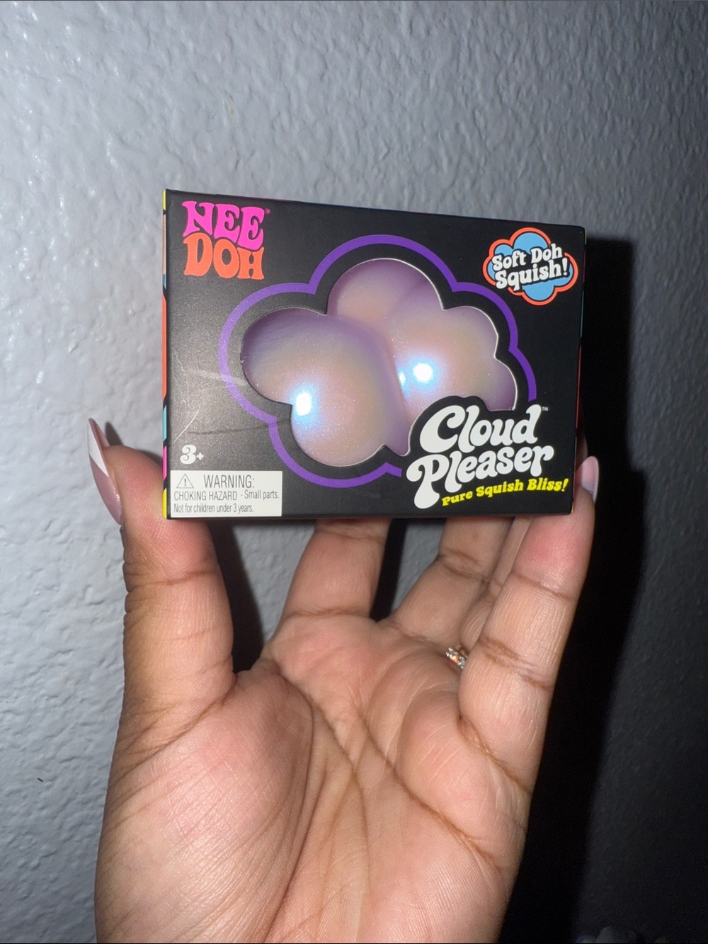 Needoh Cloud Pleaser Soft Squish Toy - Iridescent